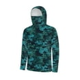 thumbnail image 4 of YUGYXL Unisex UPF 50+ Performance Fishing Hoodie Long Sleeve Sun Protection Athletic Quick-Dry Breathable T-Shirt F Multicolor XL, 4 of 7