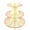 Yellow, variant on Farfi Cake Stand Disposable Exquisite Paper Lace Edge Three-layer Dessert Stand for Wedding (Pink)