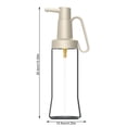 thumbnail image 2 of Advancent Botella de aceite con asa Recargable Aderezo para ensalada Vinagre Vierta Recipiente Cocina y Comedor Blanco, 2 of 6