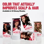 Revlon ColorSilk Tone + Gloss + Care Demi-Permanent Hair Color, 3 Brown Black, 4.5 fl oz