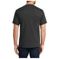 thumbnail image 2 of Mafoose Men's Tall Essential Lightweight Soft Short Sleeve T-Shirt Dark Heather Grey PC61T 2XLT, 2 of 4