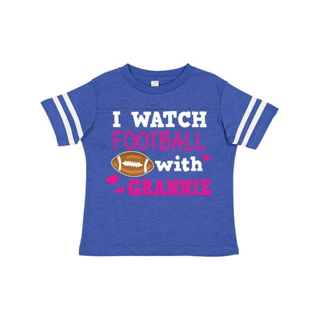 

Inktastic I Watch Football with My Grannie Gift Toddler Toddler Girl T-Shirt