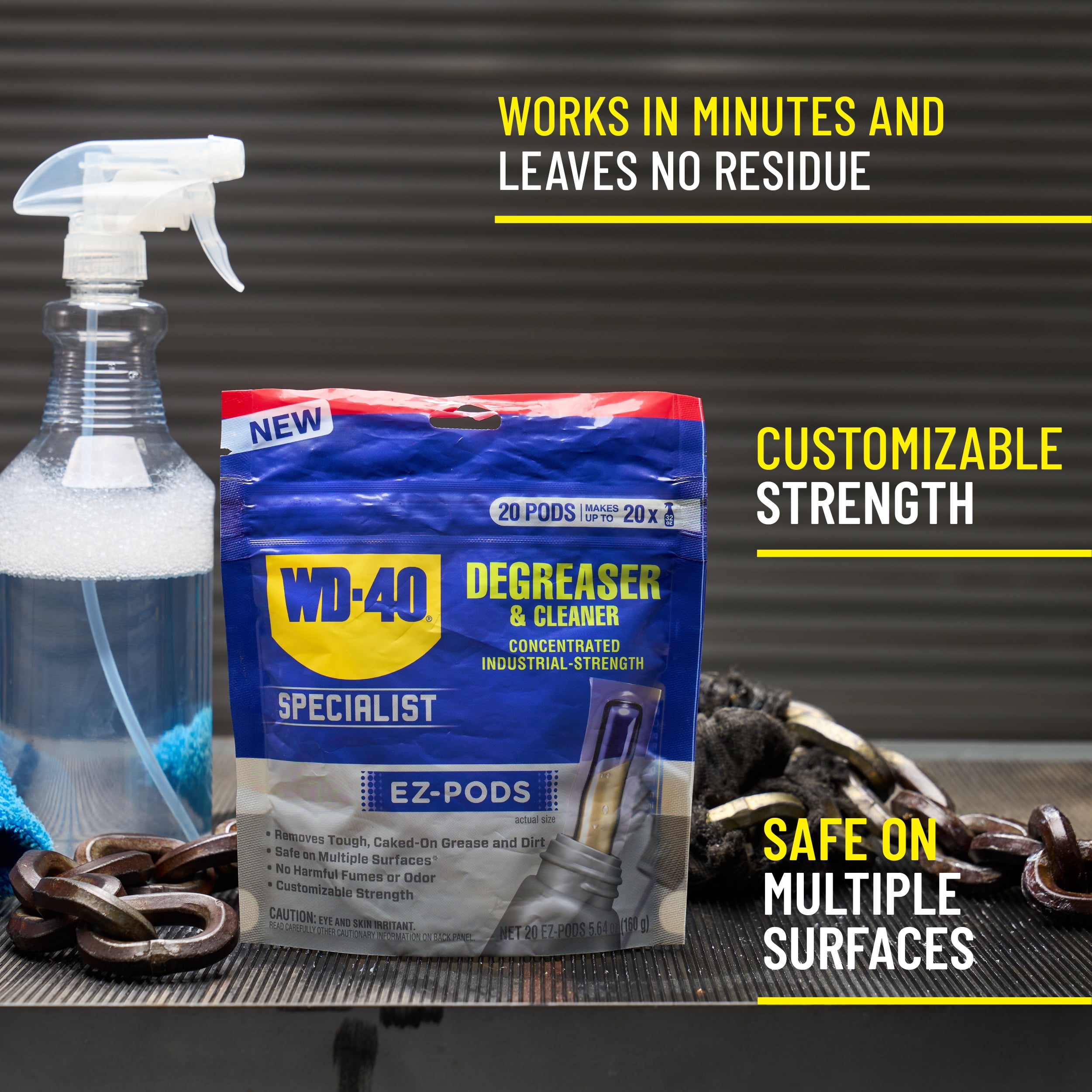 WD-40 Specialist Industrial-Strength Degreaser & Cleaner EZ-PODS