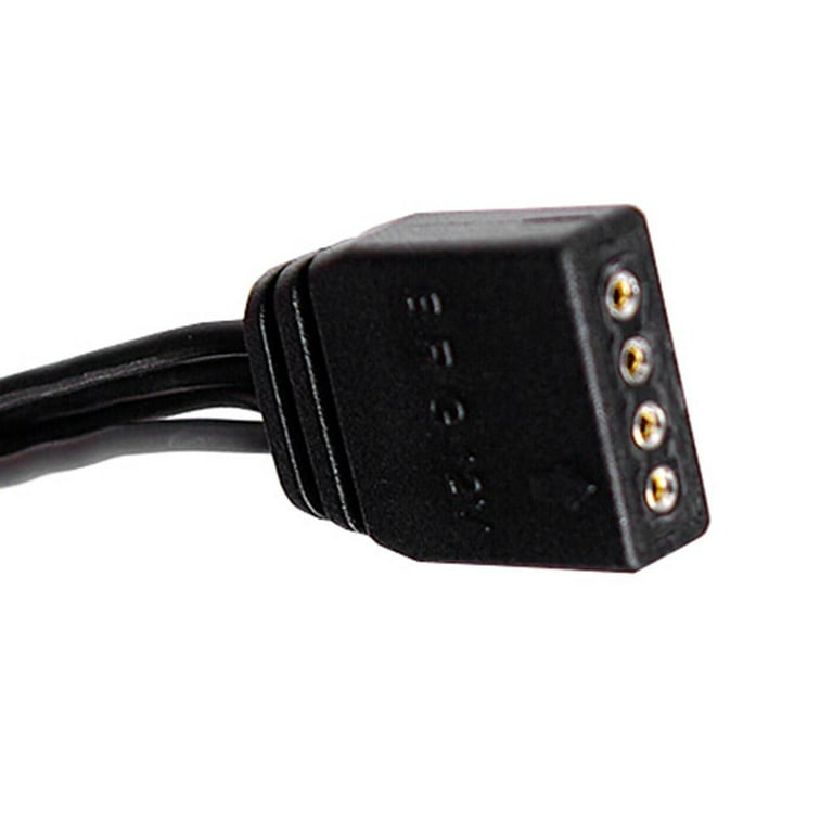 Phanteks RGB LED 4 Pin Adapter, Specified for Cases with Multi Colors RGB  Control (PH-CB_RGB4P) Black