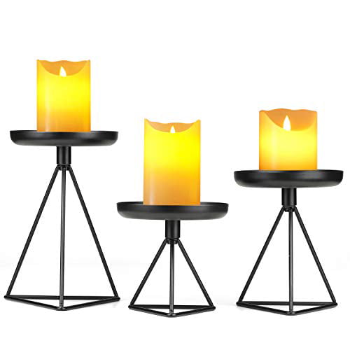 ANAC Candle Holders Originality Romantic Dinner Geometric Iron Candlestick Wall Candle Stand for Wedding Party Home Decor