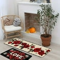 thumbnail image 4 of Carpet Kitchen Mat Set 2 Piece Home Winter Floor Decoration for Kitchen Area Textile Rugs and Mats, 4 of 4