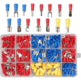 thumbnail image 1 of 280 Pcs Insulated Electrical Terminal Lugs - Insulated Crimp Tool - Insulated Cable Connectors - Electrical Wire Connector Assortment, 1 of 5