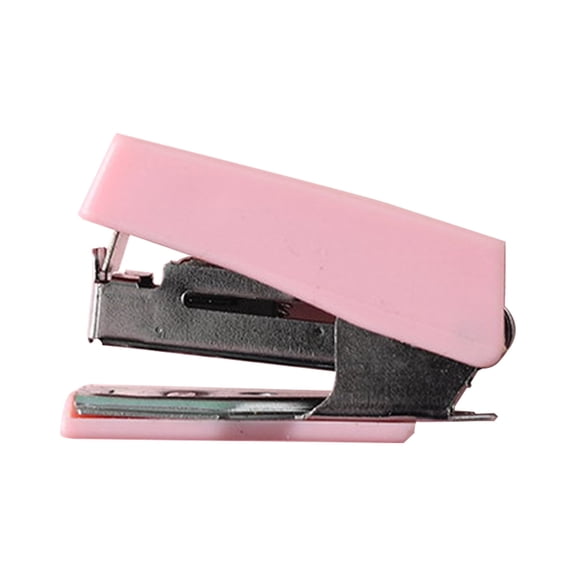 Mini Stapler Set Office Staplers, Fresh Style Metal Binder, Small Office Study Stapler, Compact Portable Cute Macaron Color Stapler Gift for Student and Office Use, 3 Colors Options