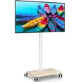 thumbnail image 1 of Soporte de TV River Rolling para televisores de 32 a 60 pulgadas de hasta 40 kg, color blanco, 1 of 9