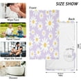 thumbnail image 2 of SKYSONIC 2PCS Cotton Towel Set,Quick Drying Washcloths,Soft and Breathable Bath Towel Hand Towels for Kitchen Bathroom Gym Beach-Little Daisy, 2 of 7