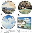 thumbnail image 3 of Designart "Serene Moments in Tulum, Mexico" Nautical & Beach Floater Framed Wall Decor, 3 of 7