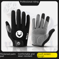 thumbnail image 1 of Guantes antideslizantes para deportes al aire libre para hombres y mujeres, para andar en bicicleta con todos los dedos, transpirables y con pantalla táctil, 1 of 5