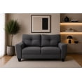 thumbnail image 1 of Love seat El Bazar Store Sidney Lino Gris oxford 2 plazas, Modular, Moderno, Sala, Sofa, 1 of 4