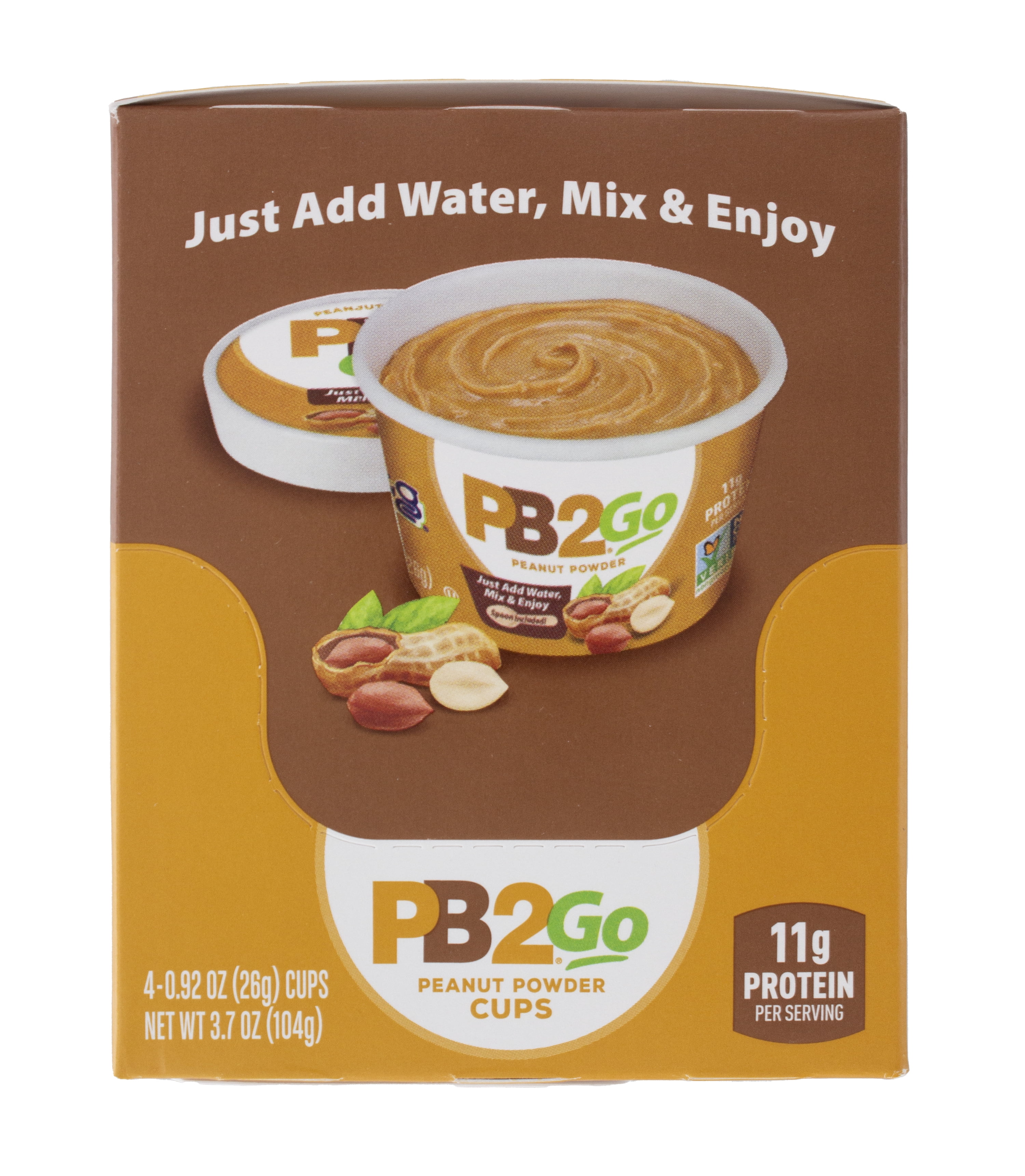 PB2 Foods Go Peanut Powder Cups, 0.92 OZ, 4PK