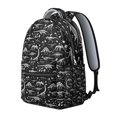 thumbnail image 2 of "Dinosaur Print Work Backpack - Durable School Backpack for College & Office, Waterproof Laptop Backpack with Comfortable Straps, Trendy Design for Professionals", 2 of 6