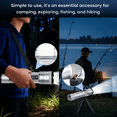 thumbnail image 6 of Rechargeable LED Flashlight,250,000 High Lumens, USB-C Fast Charging, 9 Light Modes, Zoomable Waterproof Flashlight for Camping, Hiking, Emergency Use, 6 of 12