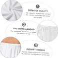 thumbnail image 6 of Colevkie 2 Pcs Women’s Bath Wrap Set,Adjustable Bath Skirt Shower Cap for Bathroom Spa Shower,Quick Drying and Absorbent, 6 of 8
