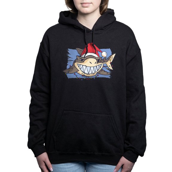CafePress - Christmas Shark Sweatshirt - Pullover Hoodie, Classic & Comfortable Hooded Sweatshirt