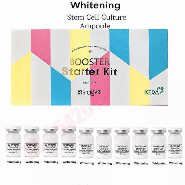 Stayve Salmon DNA Gold Ampoule BB Cream Glow Serum Dermawhite Whitening Skin Brightening Essence Facial Care Liquid Foundation