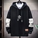 thumbnail image 2 of Sudadera con capucha para hombre, estilo hip hop, nueva ropa negra para hombre, ropa holgada de lujo, ropa de calle, sudadera, sudaderas baratas, tallas S, 2 of 5