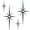 Black, variant on XIMEI 4-Piece Star Wall Art, Metal 3D Bling Starburst Midcentury Sculpture with Hanging Hook, Retro Gallery Accent for Living Room/Bedroom/Office, Silver, 16.5"/9.4"