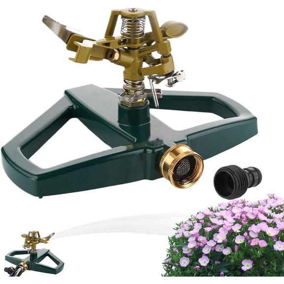Yard Sprinklers, 360° Rotating Irrigation Tool for Lawn Patio Garden