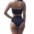 thumbnail image 2 of VerPetridure Bandeau Bikini Sets for Women High Waisted Sexy Women Bikini Floral Print Two Piece Swimsuit Beachwear Set锛圫end Shoulder Strap锛?ACTIVE, 2 of 6