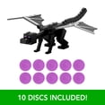 thumbnail image 4 of Minecraft Dragon’s Breath Attack Ender Dragon Action Figure with 10 Discs, 20-inch Wingspan, 4 of 6