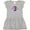 AC-Heather Grey, variant on Inktastic 3rd Birthday Rainbow Number 3 Girls Toddler Dress