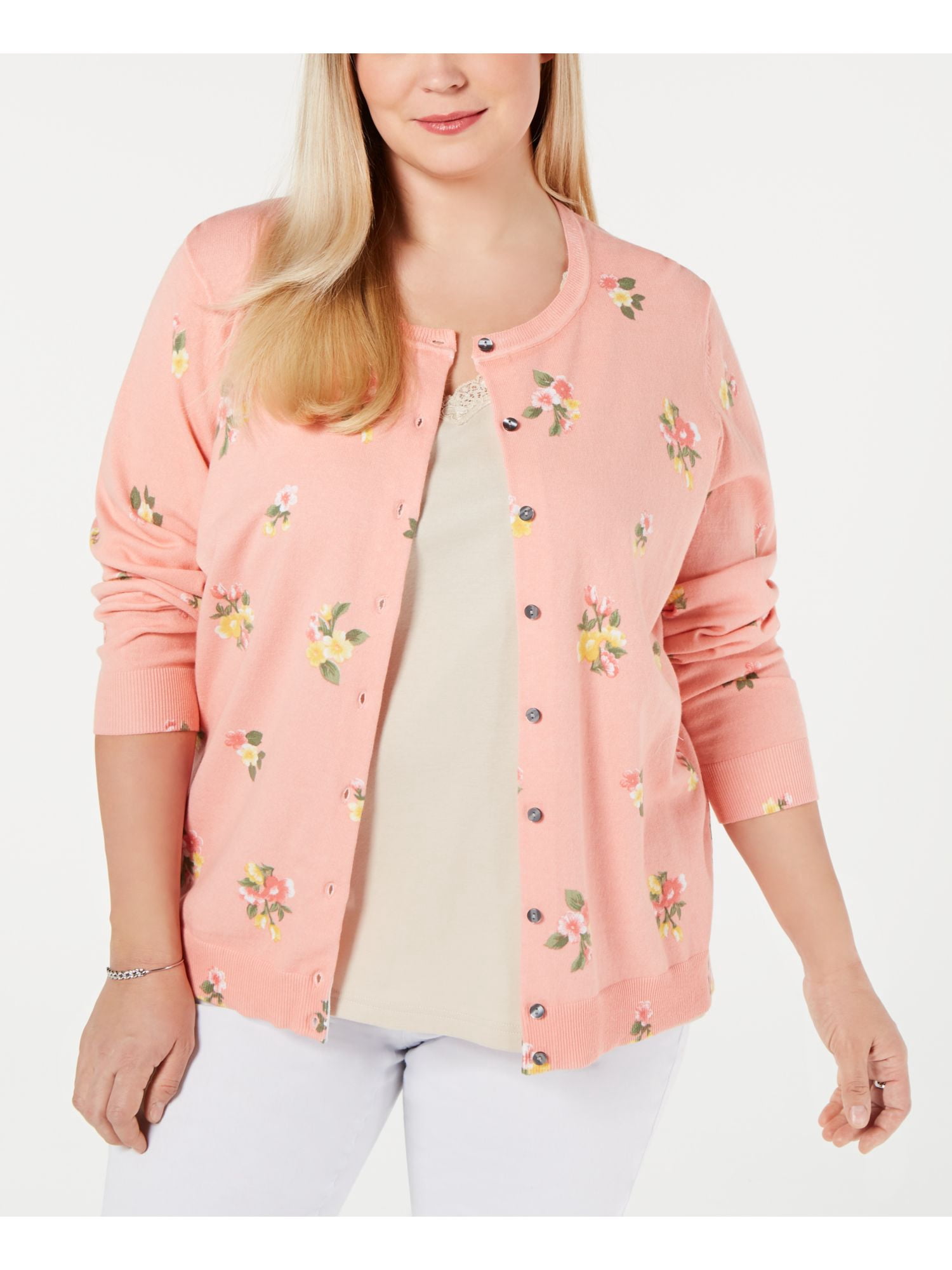 KAREN SCOTT Womens New 0200 Pink Floral 
