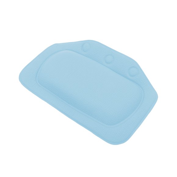 Cojín de baño suave de 1 Pc para cabeza y cuello azul de Bargains únicos