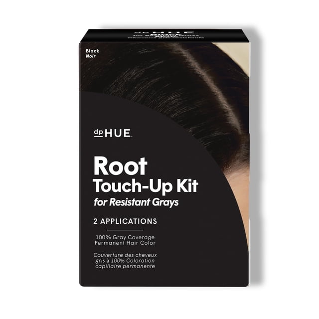 Kit de retoque Root DPHue para grises resistentes, negros y veganos