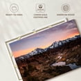 thumbnail image 6 of Elephant Stock River And Snowy Mountains Wall Art - Horizontal Canvas Wall Art - Living Room Wall Decor - Nature Canvas - Gray And Beige Decor - 45" x 30", 6 of 8
