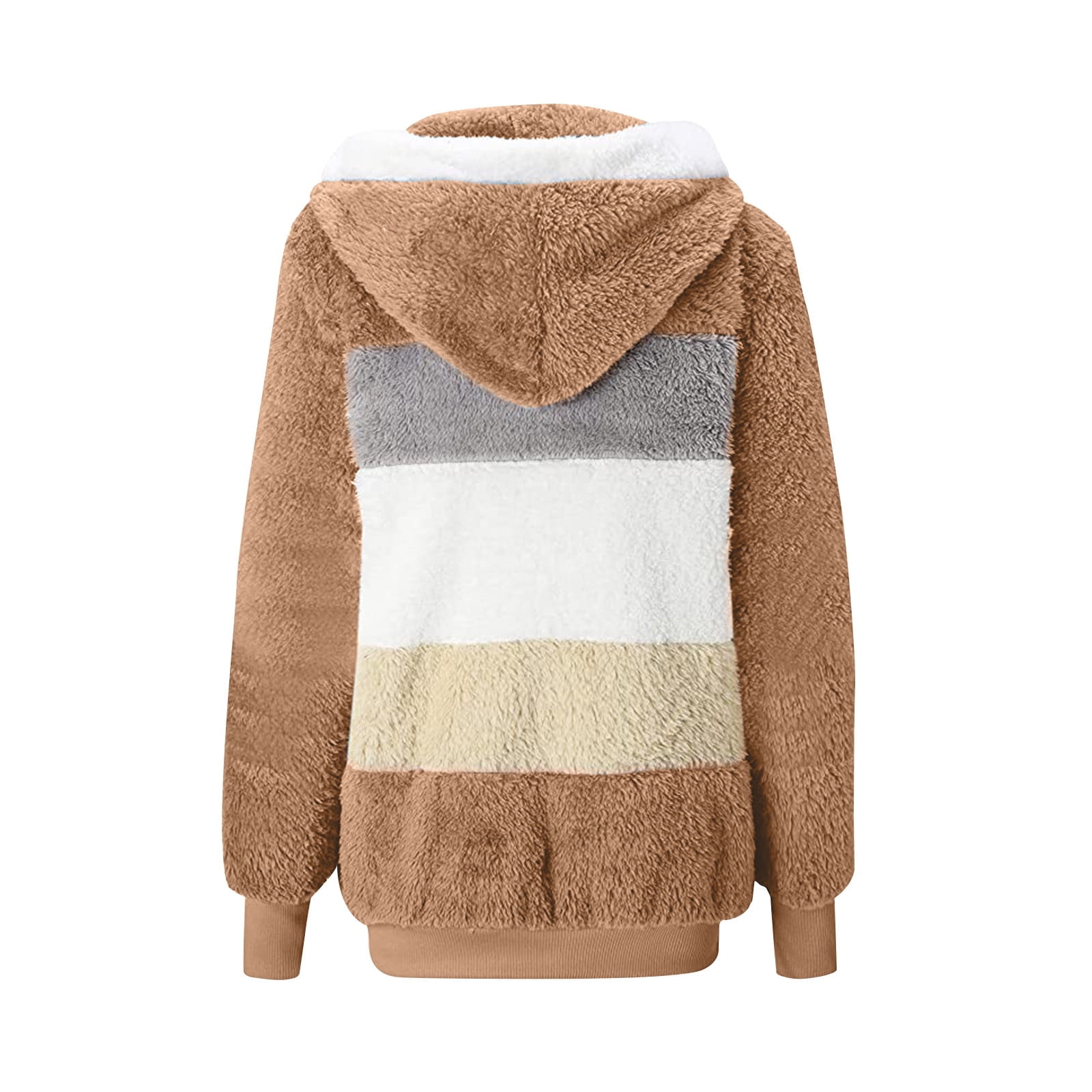 Tbopshirt Winter Coats for Women,Womens Coats,Fashion Women's Zipper V-Neck Pullover Tops Long Sleeve Hooded Blouse Sweatshirt,Zipper Coat Hoodie Jackets