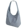 thumbnail image 2 of Spencer Women Corduroy Tote Bag Casual Tote Handbag Hobo Satchel Shoulder Bag Big Capacity Shopping Work Bag, Gray, 2 of 10