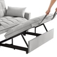 thumbnail image 5 of Easy-to-Assemble Loveseat Sofa Bed with Wheels | Ideal for Small Homes, Allows Quick Conversion to Bed, 5 of 6