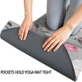 thumbnail image 3 of Pioneer Flower Floral Print Pattern Hot Yoga Mat Towel Non Slip for Hot Yoga - Quick-Drying Yoga Mat Cover with 4 Corner Pockets with Travel Bag - Hot Yoga Towel Non Slip 74"x26", 3 of 6