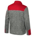 thumbnail image 3 of Men's Colosseum  Gray/Red NC State Wolfpack Guard Full-Zip Jacket, 3 of 3