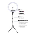 thumbnail image 2 of Lampara Aro De Luz Led 18 Pulgadas Divitech® Profesional Para Foto Video Maquillaje Divitech® ELLAAR-0011, 2 of 8