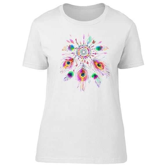 Red Purple Dream Catcher T-Shirt Women -Image by Shutterstock, Female Medium