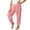 Pink, variant on Boys Girls Kids Cooling Ice Silk Ribbed Jogger Pants, Elastic Waist Solid Color Summer Casual Pants for 3-13 Years Old, Breathable Daily Wear Yellow 12-13 Years(12 Years)