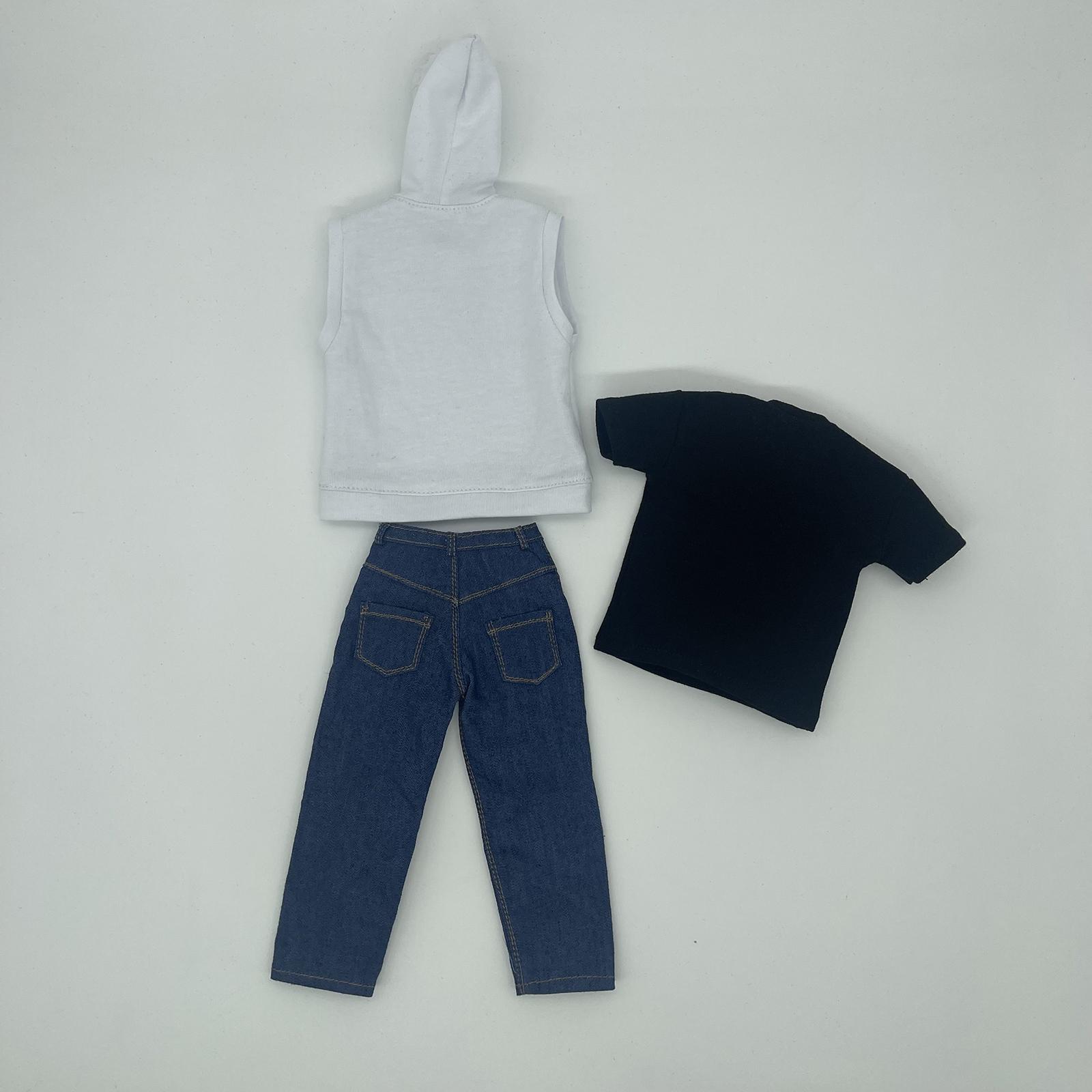 1/6 Scale Men's Suit Set Vest Pants Shirt For 12" Male Action Figure Body
