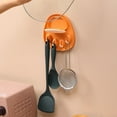 thumbnail image 1 of PEONAVET Saucepan Lid Rack Kitchen No-Punch Pot Lid Organizer Multifunctional Storage Rack Tray Spoon Chopsticks Organizer Shelf Easy To Use for Kitchen Dining Room, 1 of 6