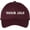 Maroon, variant on Stay Weird Embroidered Baseball Cap | Adjustable Dad Hat | Funny Streetwear Statement Cap for Men & Women (Maroon)