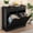 Black, variant on Blotout 20 Gallon Double Tilt-Out Trash Cabinet,Fluted Laundry Hamper Cabinet with 2 Drawers & Charging Station,Hidden Wooden Garbage Can Cabinet for Kitchen & Living Room