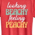 thumbnail image 3 of Instant Message - Looking Beachy Feeling Peachy - Women's Short Sleeve Graphic T-Shirt, 3 of 6
