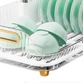 thumbnail image 3 of Dish Drying Rack Multipurpose Large Capacity Detachable Space Saving Drain Holes Sink Drying Rack for Kitchen Counter, 3 of 4