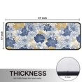 thumbnail image 5 of Kitchen Rugs Sets Of 2,Pioneer Flower Floral Print Pattern Anti Fatigue Kitchen Mat Rugs Non Slip Washable,Decorative Kitchen Floor Mats for Kitchen,Sink,Laundry,17"x47"+17"x47", 5 of 5