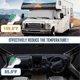 thumbnail image 4 of For E450 1997-2022 Motorhome Caravan Windshield Snow Cover Front Window Sun Shade, 4 of 5