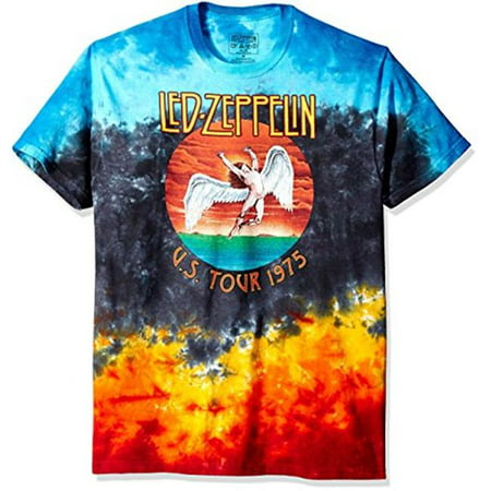 Rockline LB-11812-L Led Zeppelin Icarus 1975 Tie Dye T-Shirt -